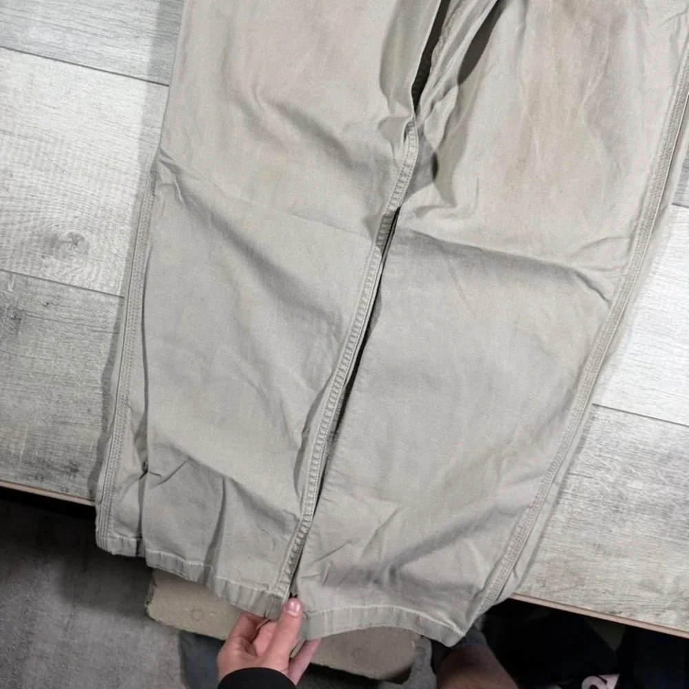 Vintage 2000 sort of baggy‎ tan carharrt relaxed, fit cargo work pants 34x30